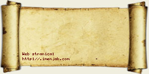 Anđela Eglenović vizit kartica